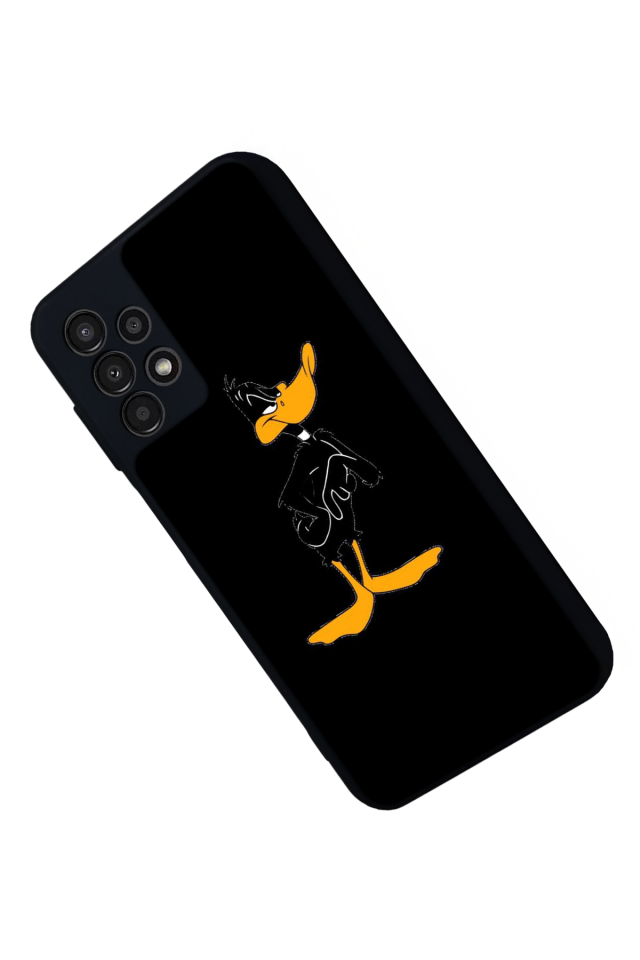 Samsung Galaxy A13 Uyumlu Daffy duck Tasarımlı Glossy Premium Kılıf