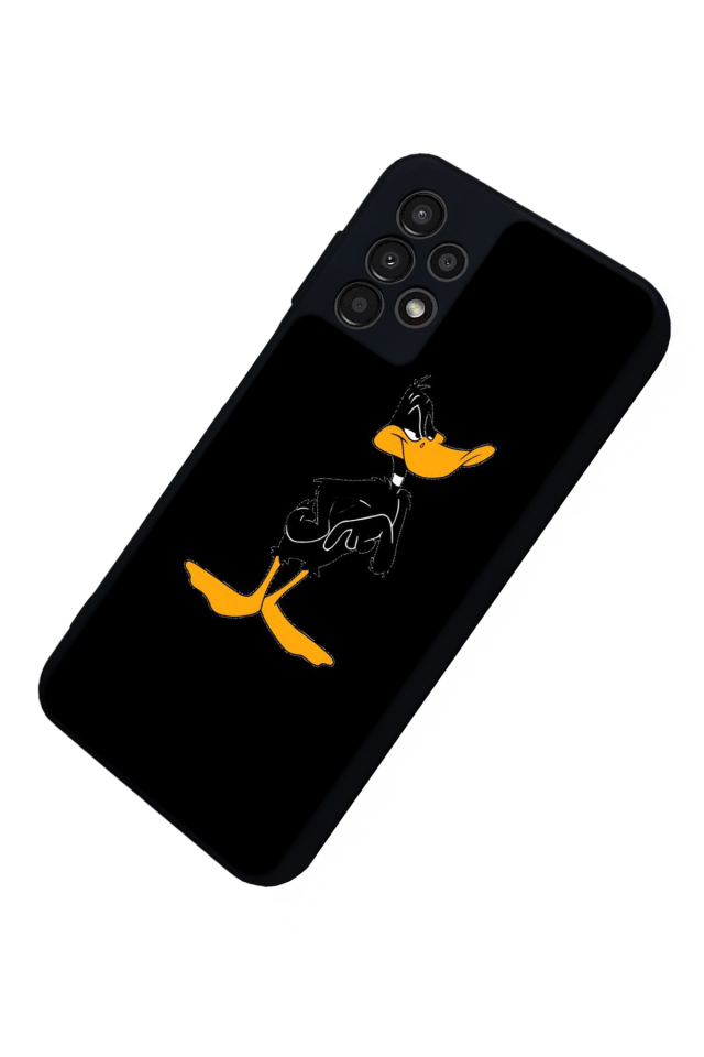 Samsung Galaxy A13 Uyumlu Daffy duck Tasarımlı Glossy Premium Kılıf