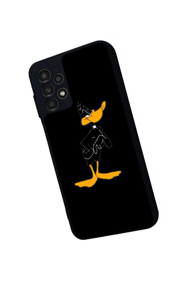 Samsung Galaxy A13 Uyumlu Daffy duck Tasarımlı Glossy Premium Kılıf