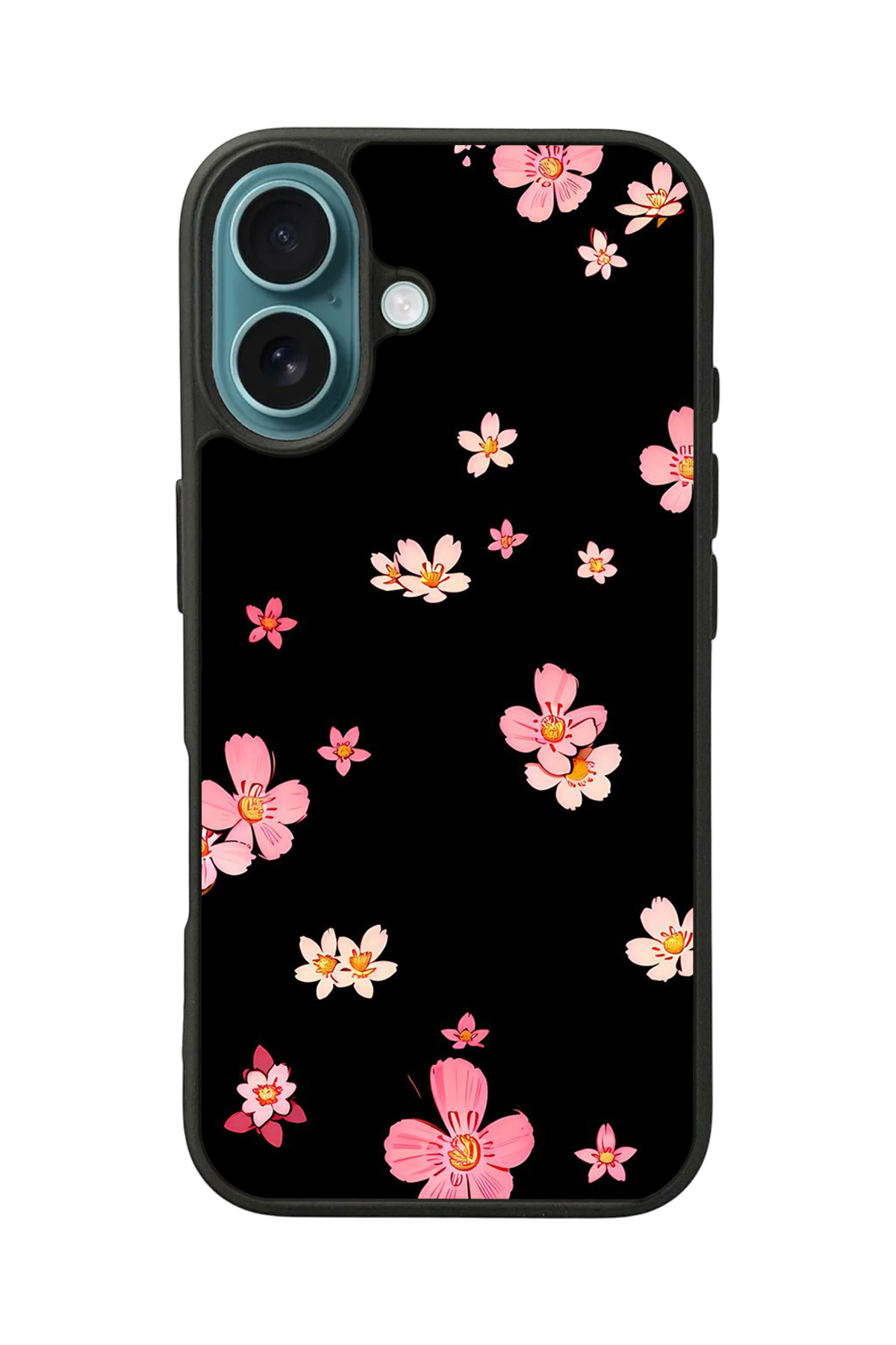 iPhone 16 Uyumlu Floral Tasarımlı Glossy Premium Kılıf