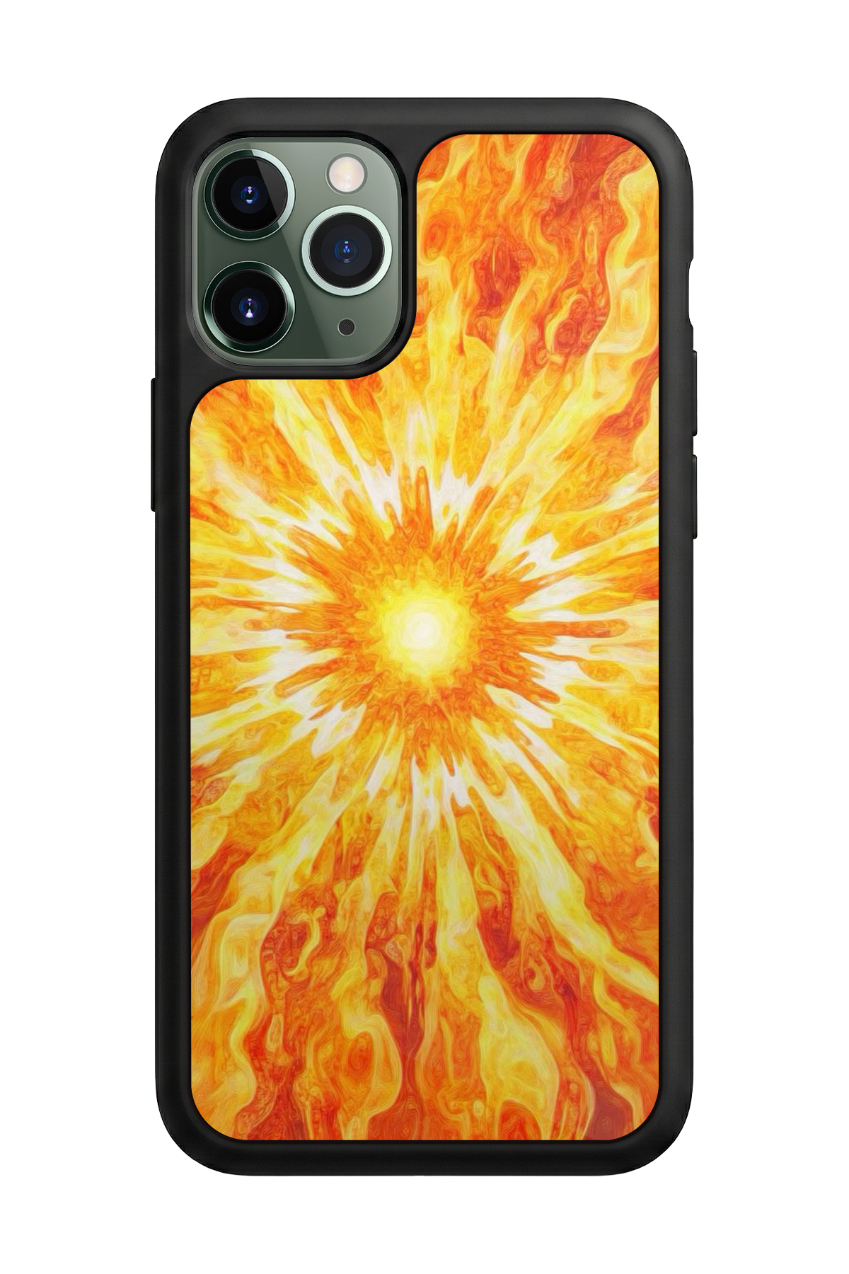 iPhone 11 Pro Uyumlu Güneş Tasarımlı Glossy Premium Kılıf