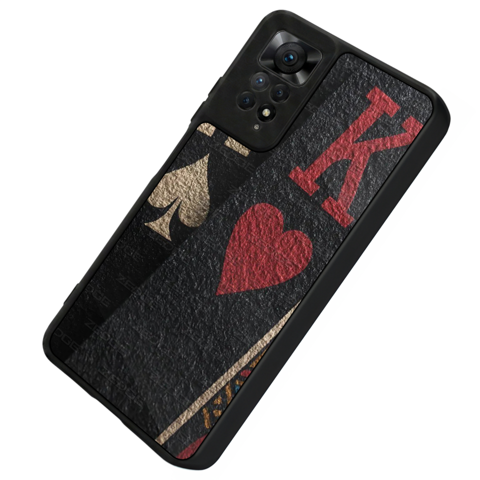 Xiaomi Redmi Note 12 Pro Uyumlu Kart Tasarımlı Glossy Premium Kılıf