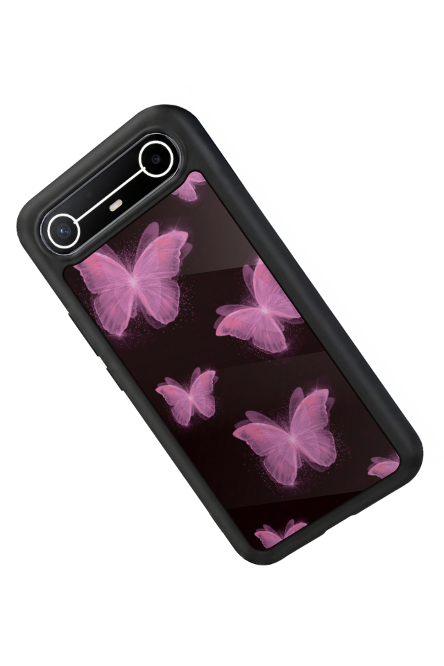 Tecno Spark Slim 5G Uyumlu Kelebek Tasarımlı Glossy Premium Kılıf