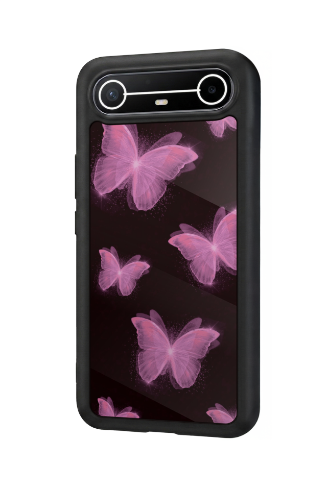 Tecno Spark Slim 5G Uyumlu Kelebek Tasarımlı Glossy Premium Kılıf