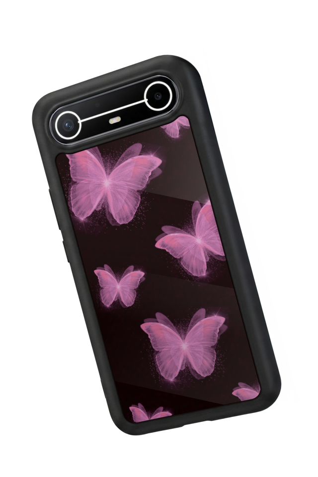 Tecno Spark Slim 5G Uyumlu Kelebek Tasarımlı Glossy Premium Kılıf
