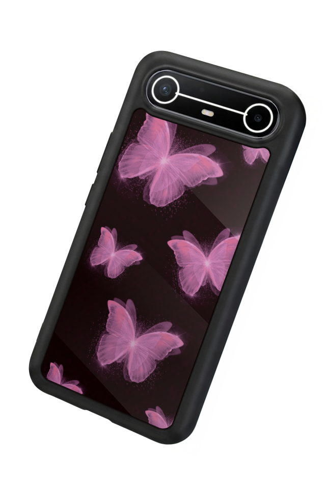 Tecno Spark Slim 5G Uyumlu Kelebek Tasarımlı Glossy Premium Kılıf