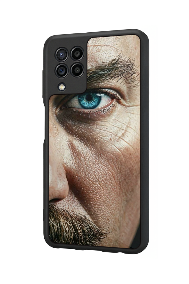 Samsung Galaxy M32 Uyumlu Mustafa Kemal Ataturk Tasarımlı Glossy Premium Kılıf