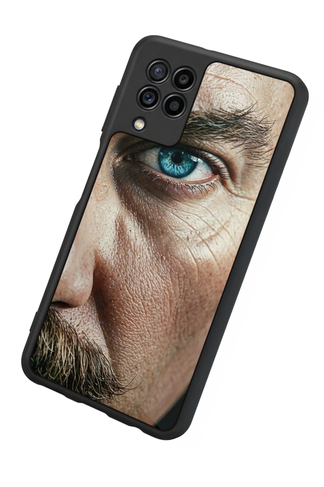 Samsung Galaxy M32 Uyumlu Mustafa Kemal Ataturk Tasarımlı Glossy Premium Kılıf