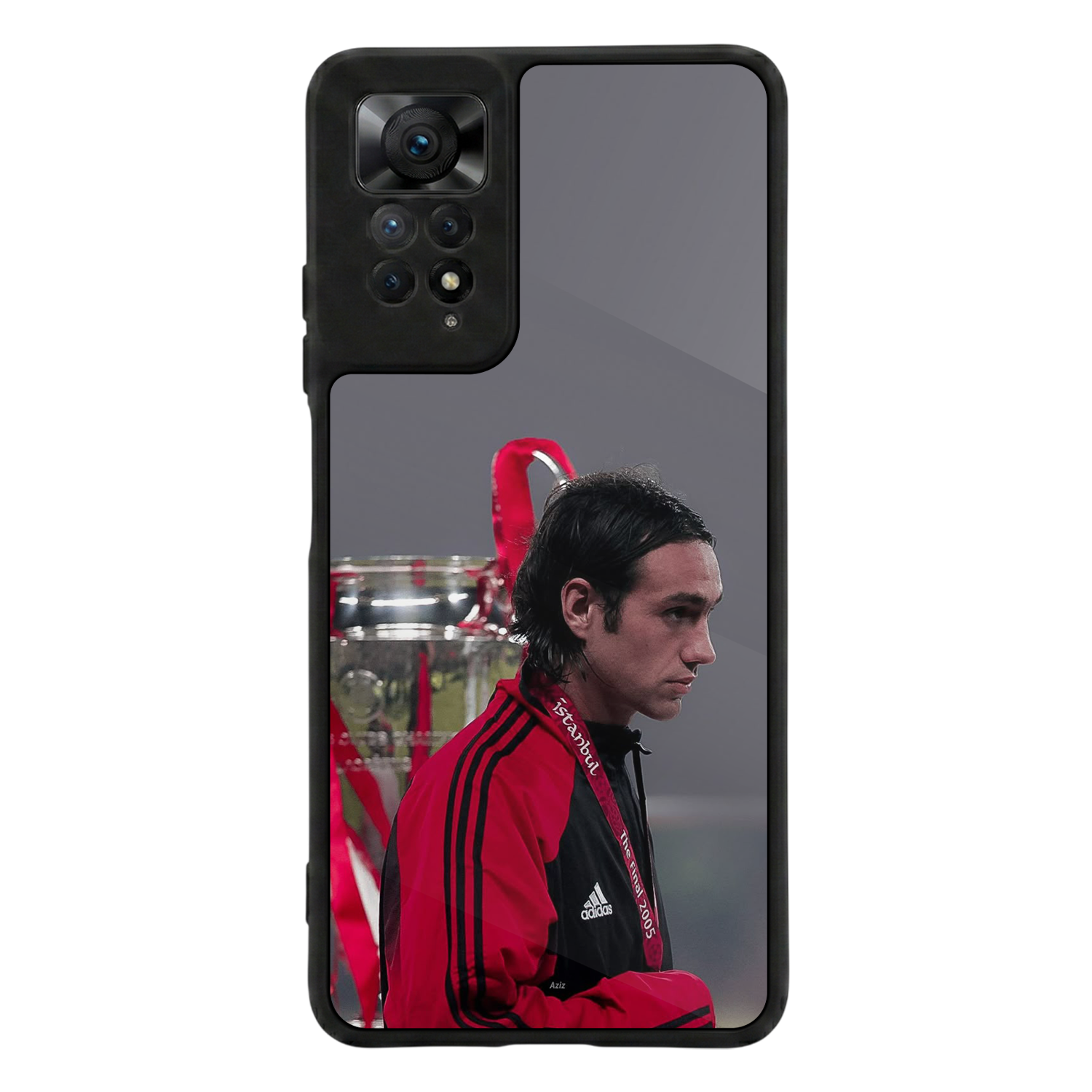 Xiaomi Redmi Note 11 Pro Uyumlu Zidane Tasarımlı Glossy Premium Kılıf