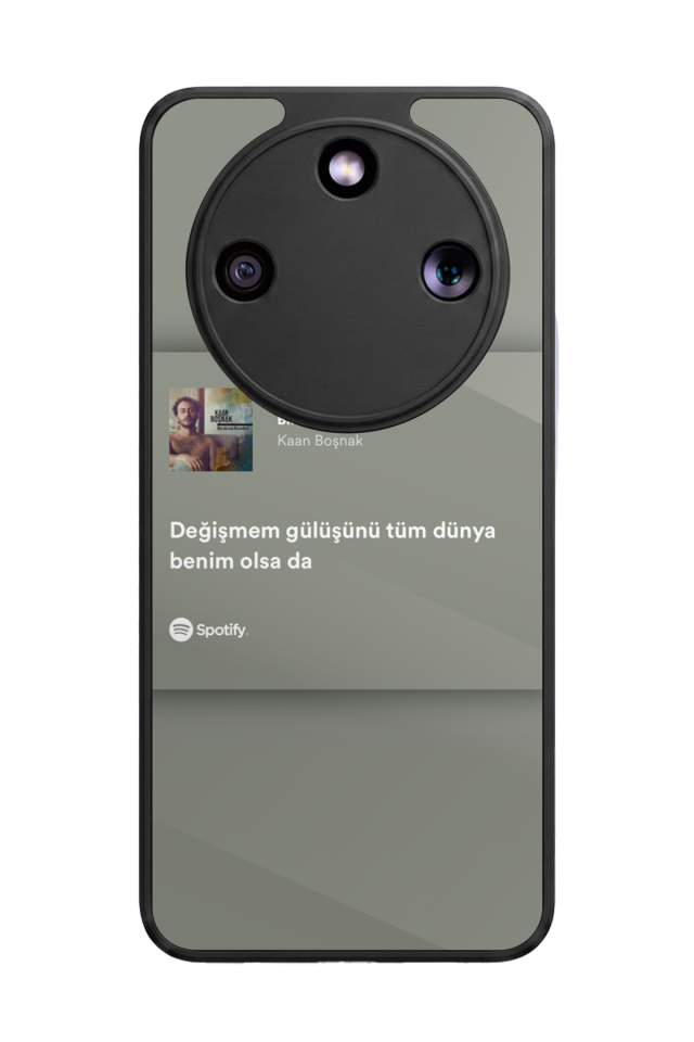 Honor Magic 8 Lite Uyumlu Sarki Sozleri Tasarımlı Glossy Premium Kılıf