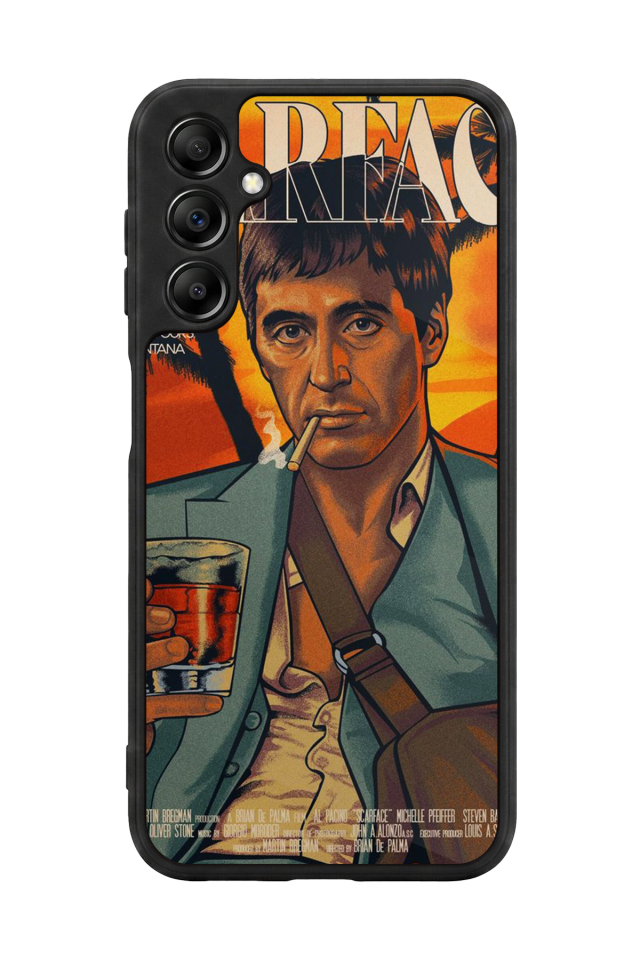 Samsung Galaxy A14 Uyumlu Scarface Tasarımlı Glossy Premium Kılıf