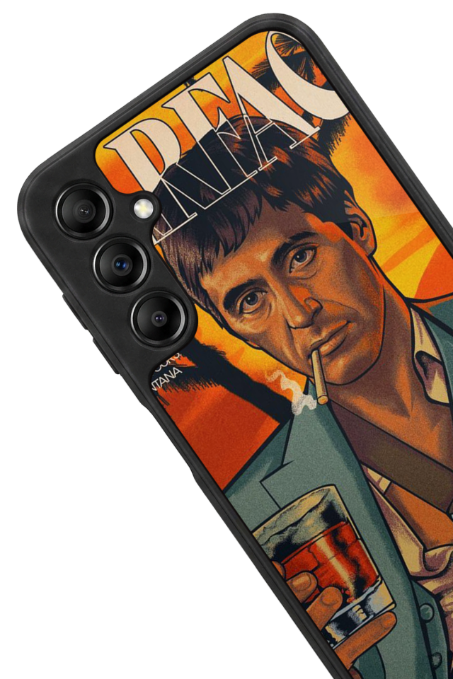 Samsung Galaxy A14 Uyumlu Scarface Tasarımlı Glossy Premium Kılıf