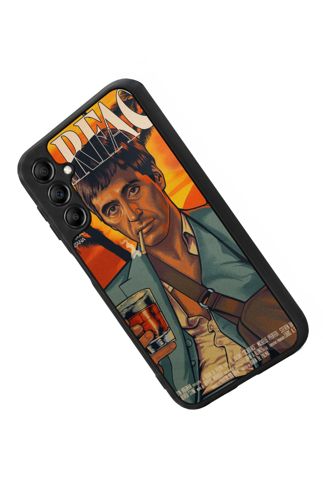 Samsung Galaxy A14 Uyumlu Scarface Tasarımlı Glossy Premium Kılıf