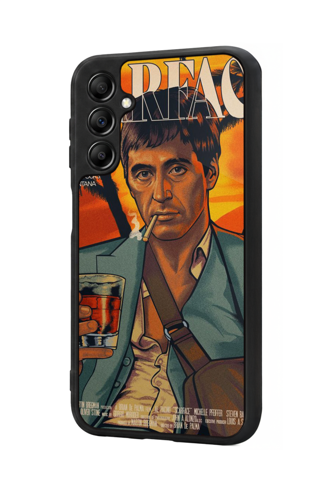 Samsung Galaxy A14 Uyumlu Scarface Tasarımlı Glossy Premium Kılıf