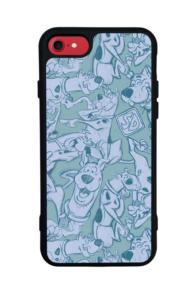iPhone 8 Uyumlu Scooby Doo Tasarımlı Glossy Premium Kılıf
