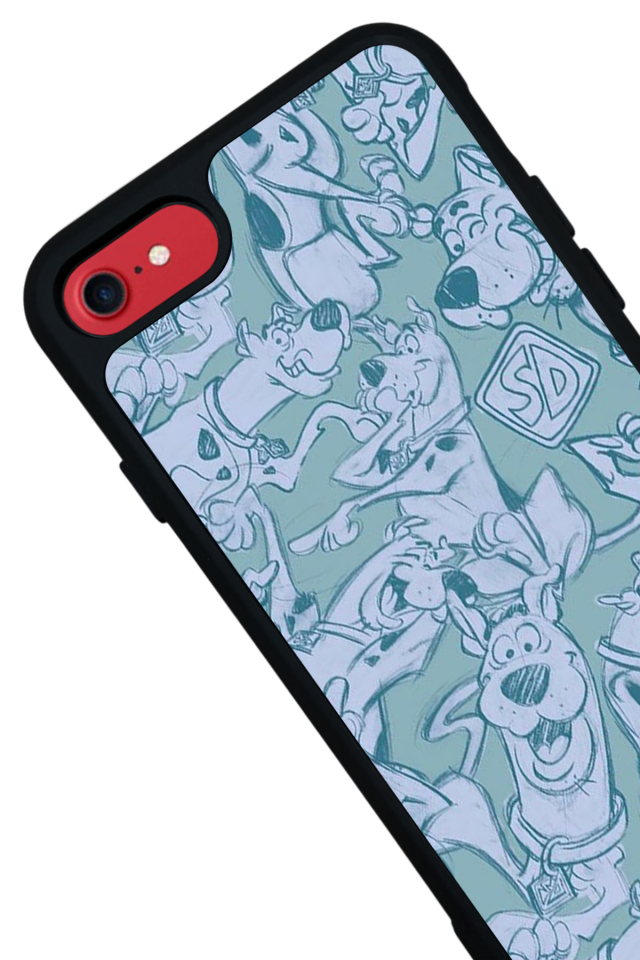 iPhone 8 Uyumlu Scooby Doo Tasarımlı Glossy Premium Kılıf