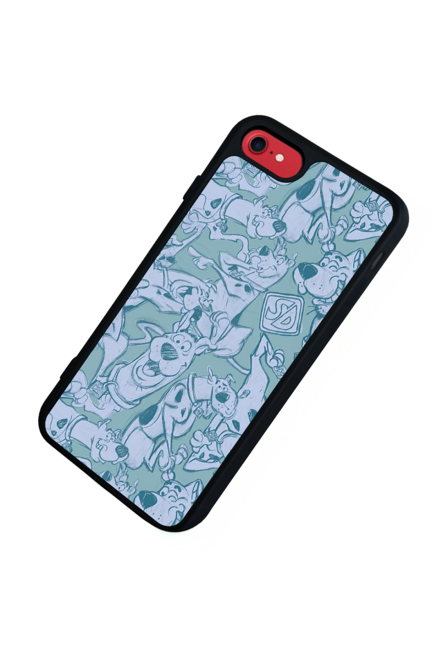 iPhone 8 Uyumlu Scooby Doo Tasarımlı Glossy Premium Kılıf