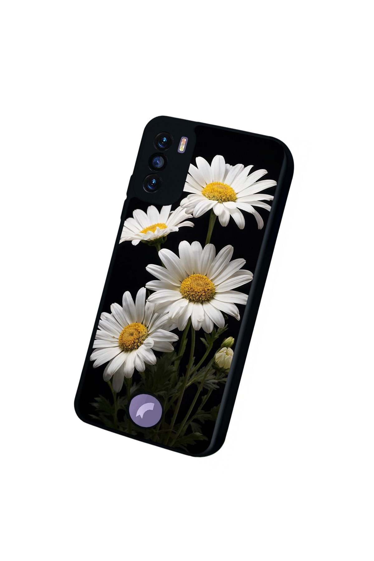 Reeder S19 Max Pro S Uyumlu Papatya Tasarımlı Glossy Premium Kılıf