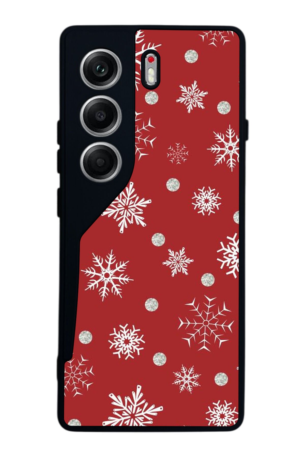Tecno Camon 40 Uyumlu Yilbasi Christmas Tasarımlı Glossy Premium Kılıf