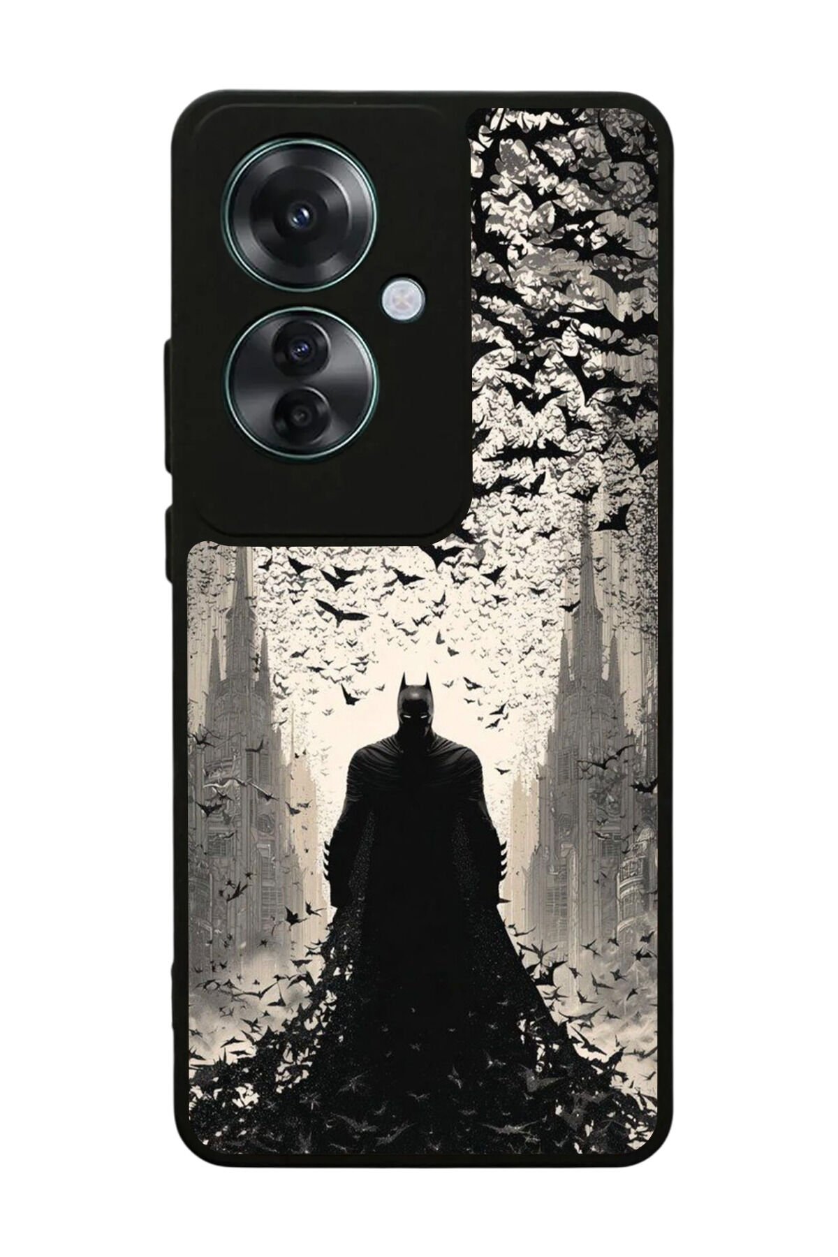 Oppo Reno 11F Uyumlu Batman Tasarımlı Glossy Premium Kılıf
