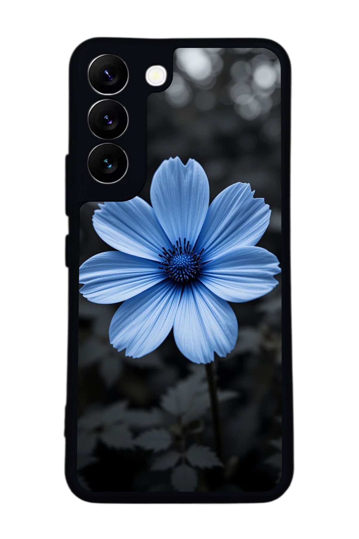 Samsung Galaxy S22 Uyumlu Cicek Tasarımlı Glossy Premium Kılıf