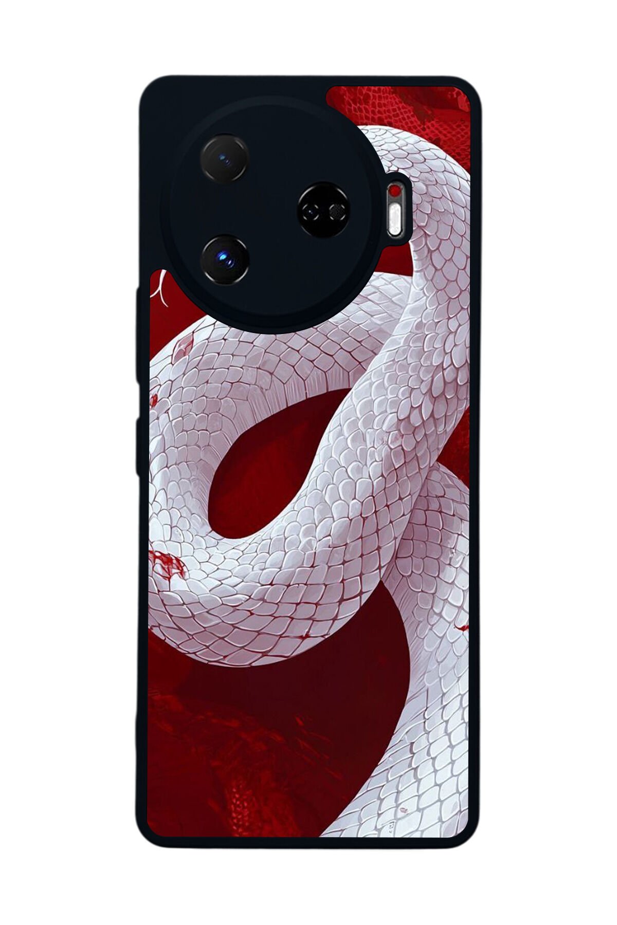 Tecno Camon 30 Pro Uyumlu Yılan Tasarımlı Glossy Premium Kılıf