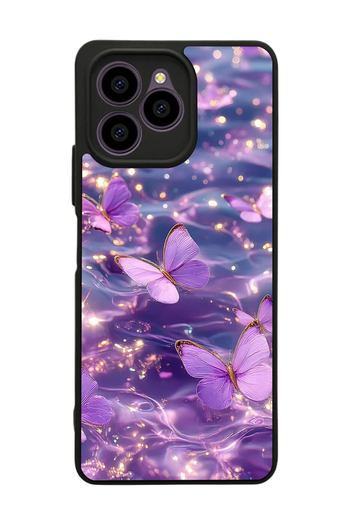 Omix X6 Uyumlu Kelebek Tasarımlı Glossy Premium Kılıf