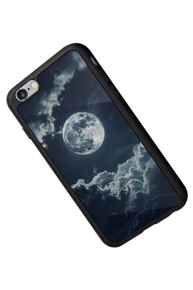 iPhone 6 Plus Uyumlu Ay Tasarımlı Glossy Premium Kılıf