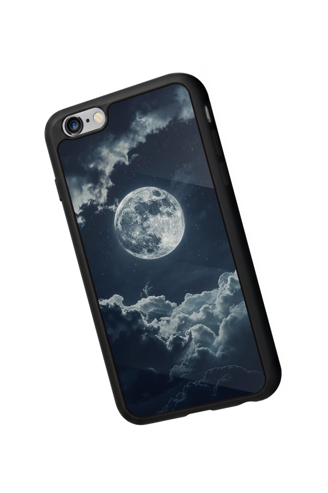 iPhone 6 Plus Uyumlu Ay Tasarımlı Glossy Premium Kılıf