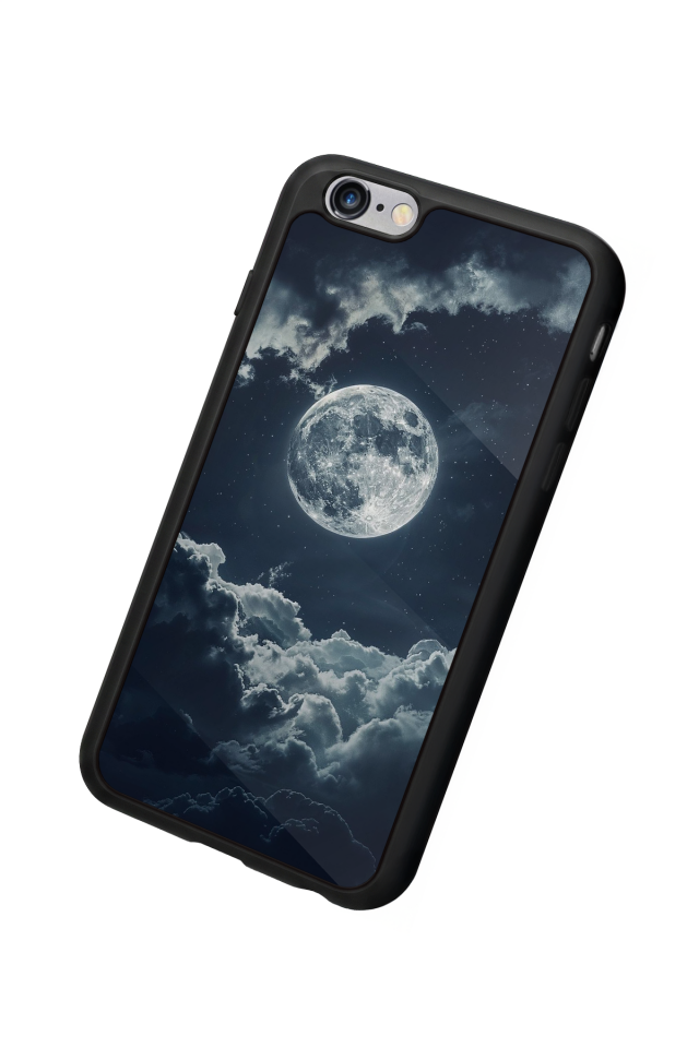 iPhone 6 Plus Uyumlu Ay Tasarımlı Glossy Premium Kılıf