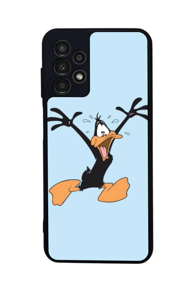 Samsung Galaxy A13 Uyumlu Daffy duck Tasarımlı Glossy Premium Kılıf