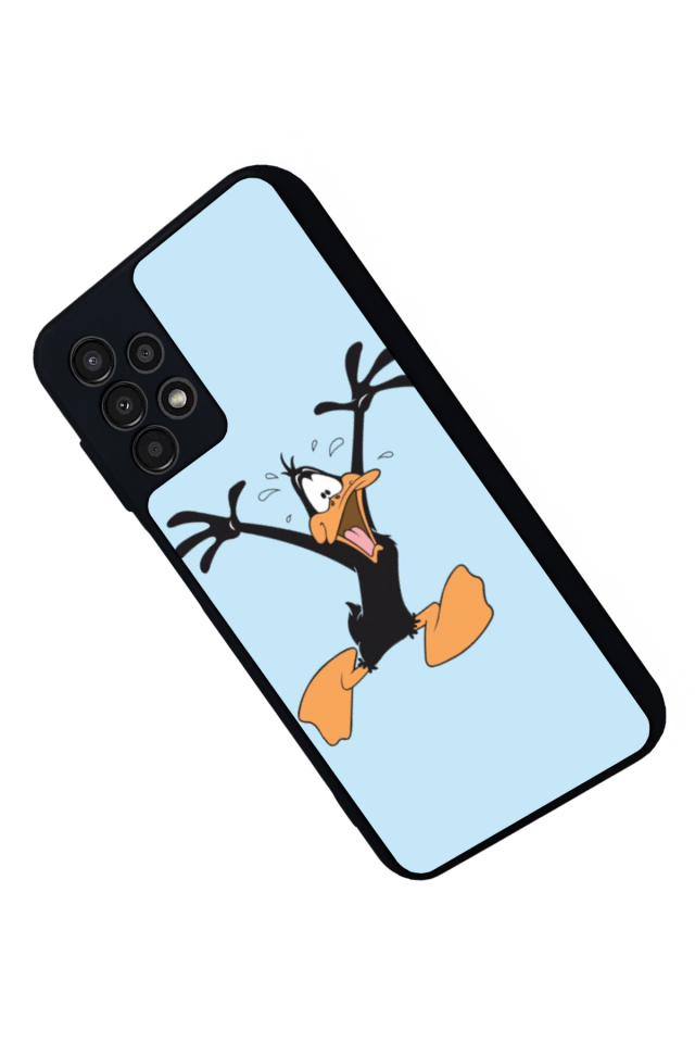 Samsung Galaxy A13 Uyumlu Daffy duck Tasarımlı Glossy Premium Kılıf