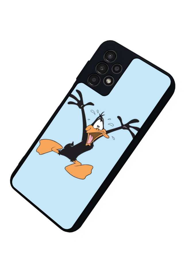 Samsung Galaxy A13 Uyumlu Daffy duck Tasarımlı Glossy Premium Kılıf