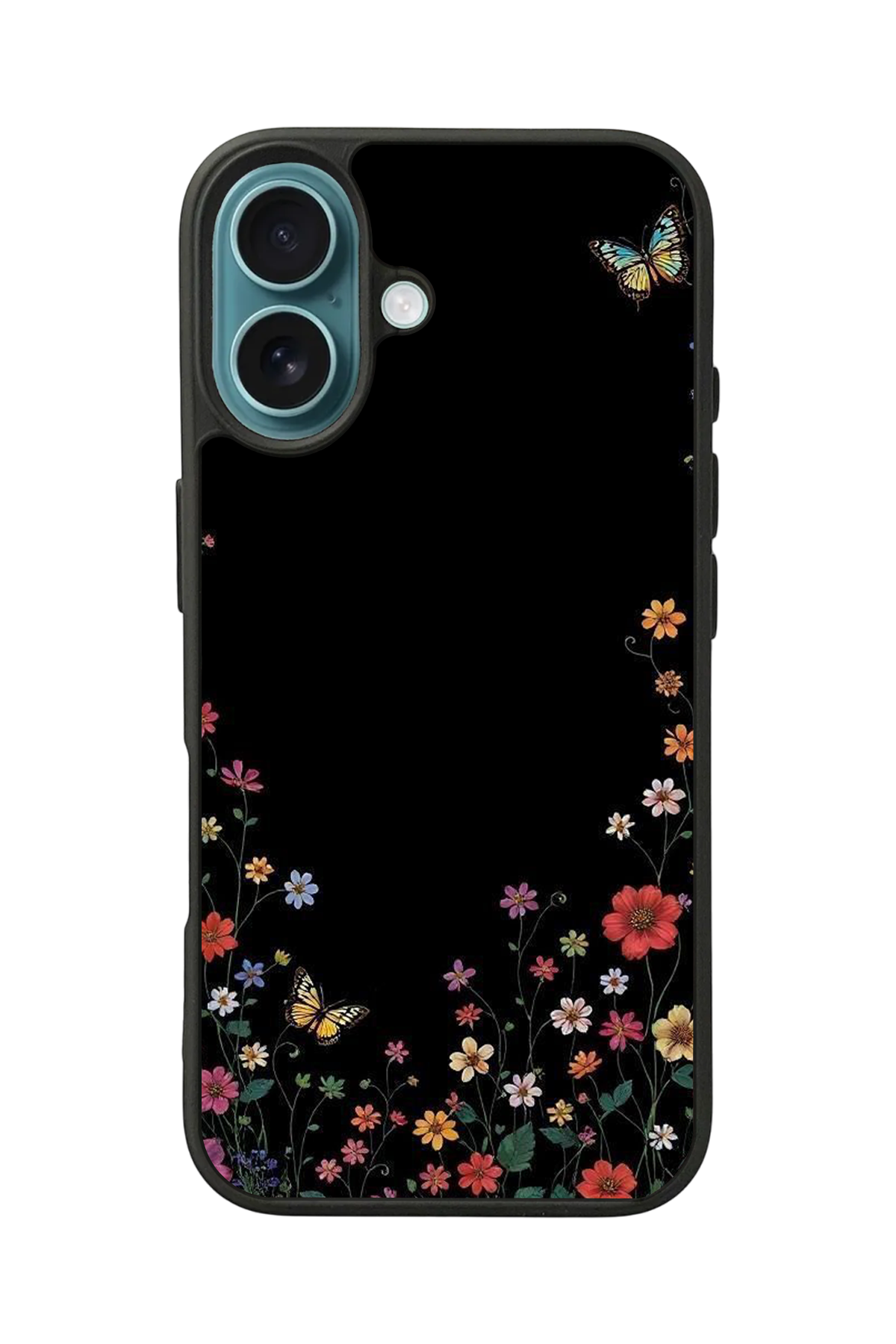 iPhone 16 Uyumlu Floral Tasarımlı Glossy Premium Kılıf