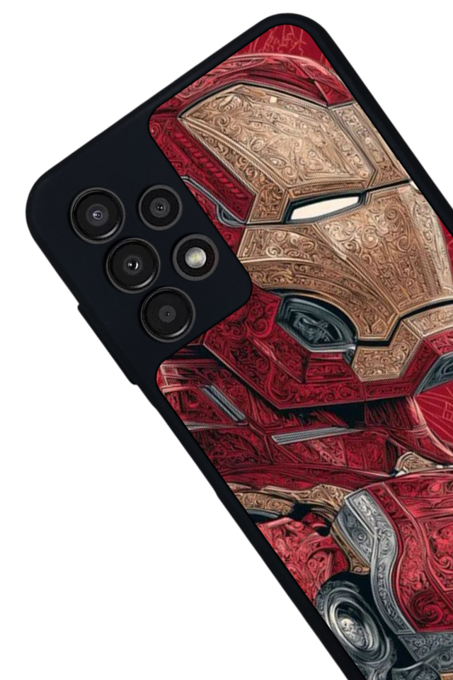 Samsung Galaxy A23 Uyumlu  Iron Man ( Demir Adam ) Tasarımlı Glossy Premium Kılıf