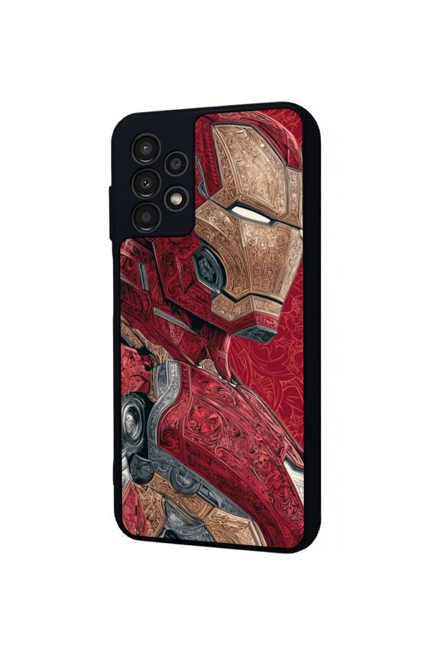 Samsung Galaxy A23 Uyumlu  Iron Man ( Demir Adam ) Tasarımlı Glossy Premium Kılıf