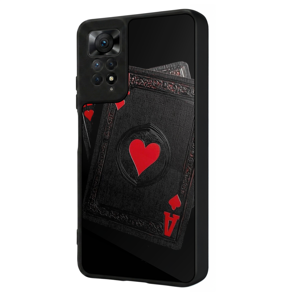 Xiaomi Redmi Note 12 Pro Uyumlu Kart Tasarımlı Glossy Premium Kılıf