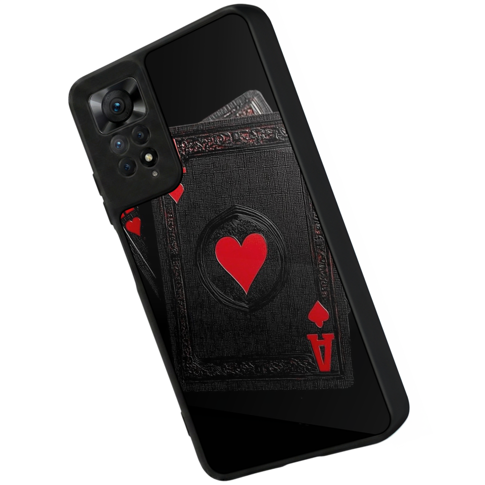 Xiaomi Redmi Note 12 Pro Uyumlu Kart Tasarımlı Glossy Premium Kılıf