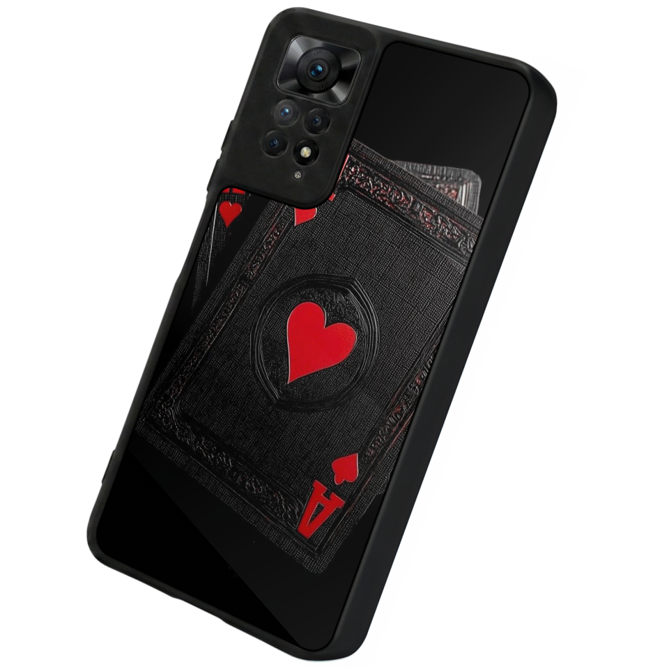 Xiaomi Redmi Note 12 Pro Uyumlu Kart Tasarımlı Glossy Premium Kılıf