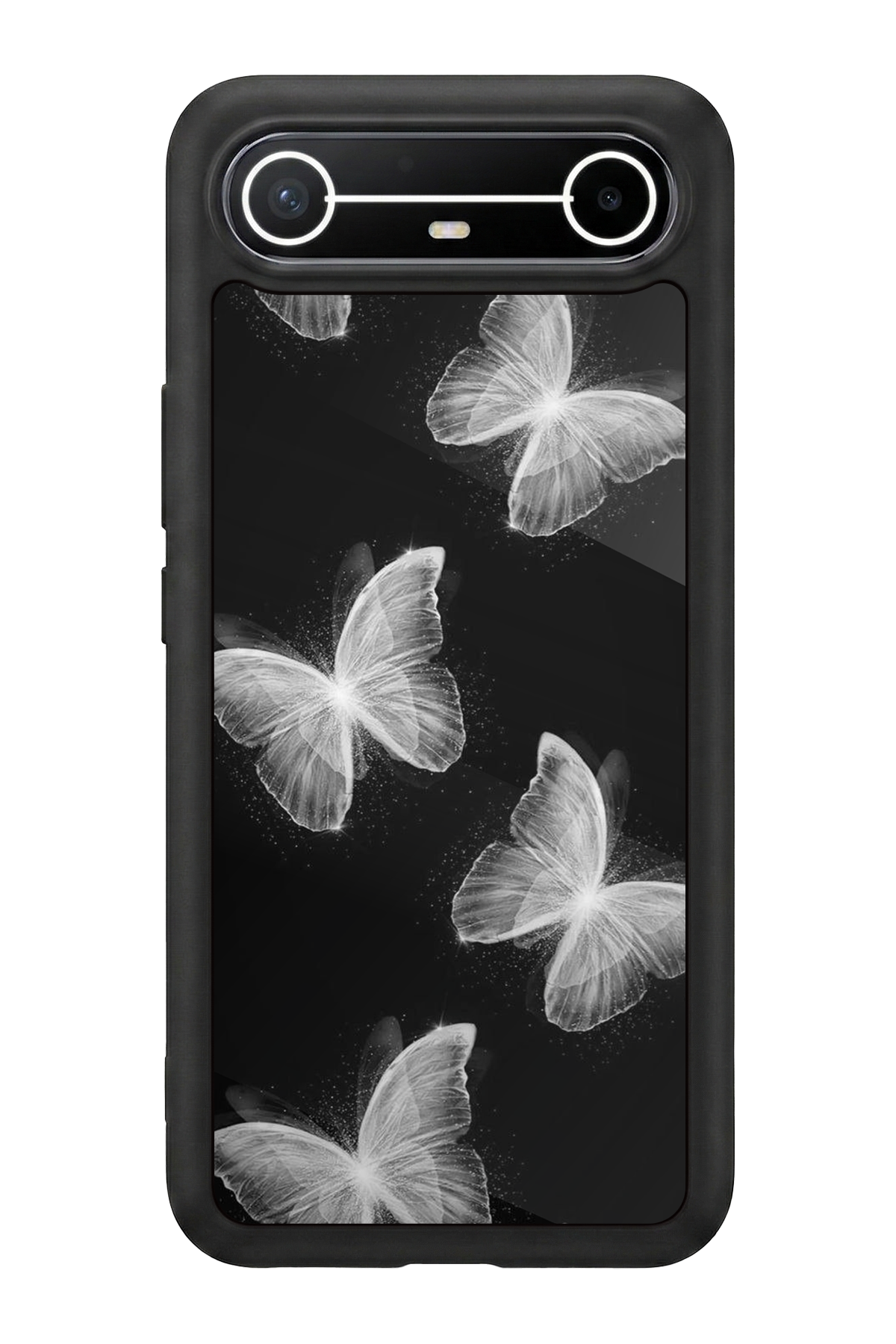Tecno Spark Slim 5G Uyumlu Kelebek Tasarımlı Glossy Premium Kılıf