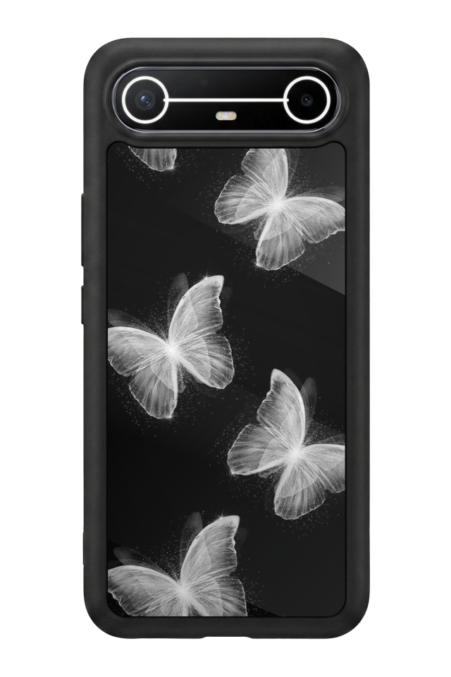 Tecno Spark Slim 5G Uyumlu Kelebek Tasarımlı Glossy Premium Kılıf
