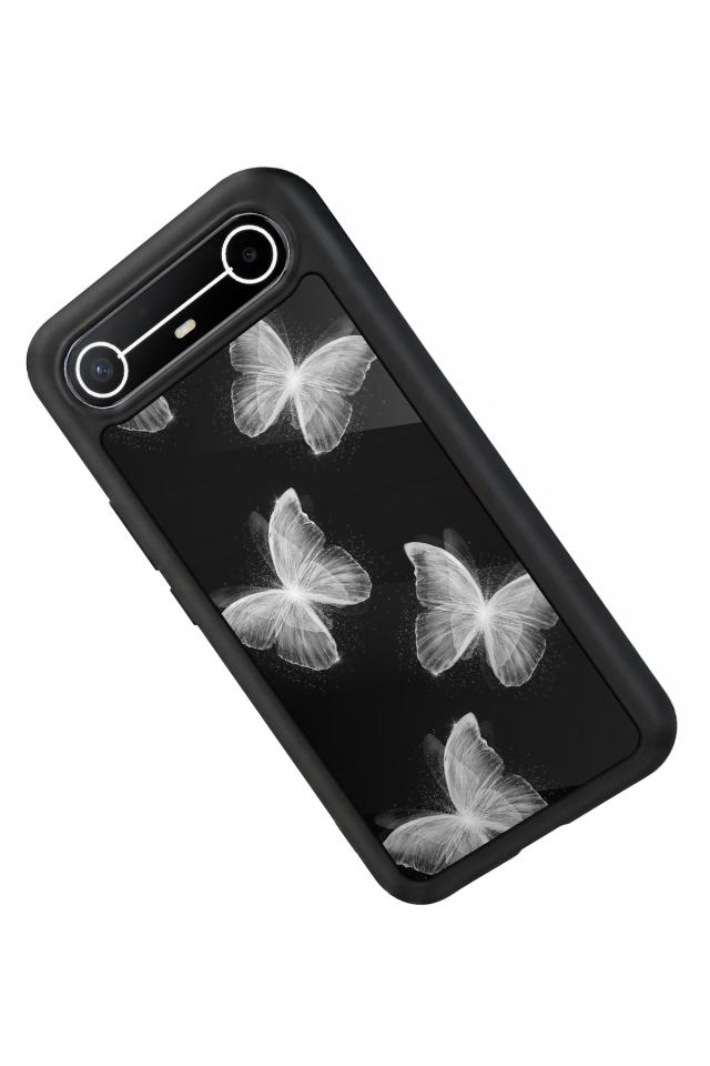 Tecno Spark Slim 5G Uyumlu Kelebek Tasarımlı Glossy Premium Kılıf