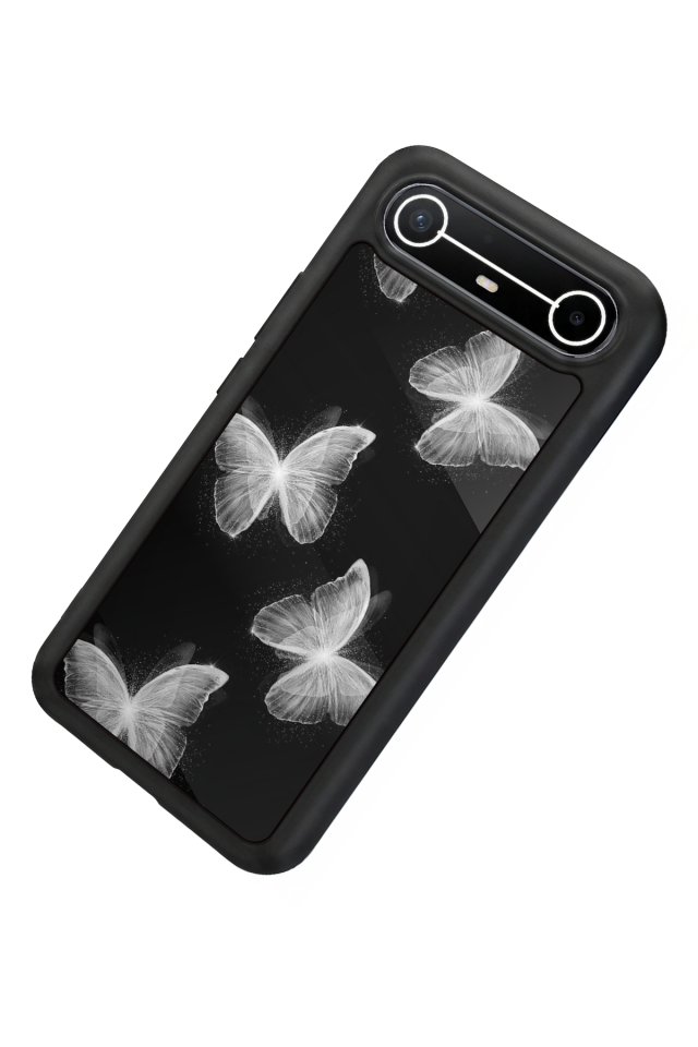Tecno Spark Slim 5G Uyumlu Kelebek Tasarımlı Glossy Premium Kılıf