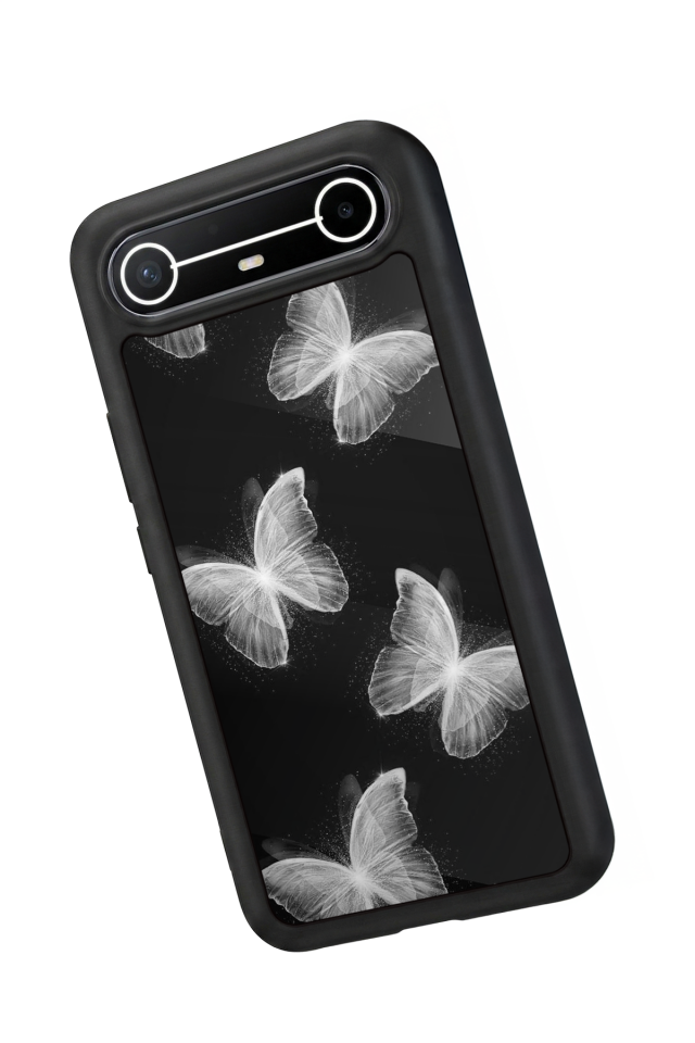 Tecno Spark Slim 5G Uyumlu Kelebek Tasarımlı Glossy Premium Kılıf