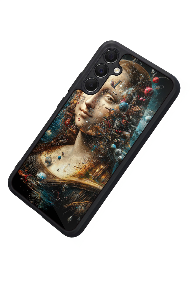 Samsung Galaxy A34 Uyumlu Monalisa Tasarımlı Glossy Premium Kılıf