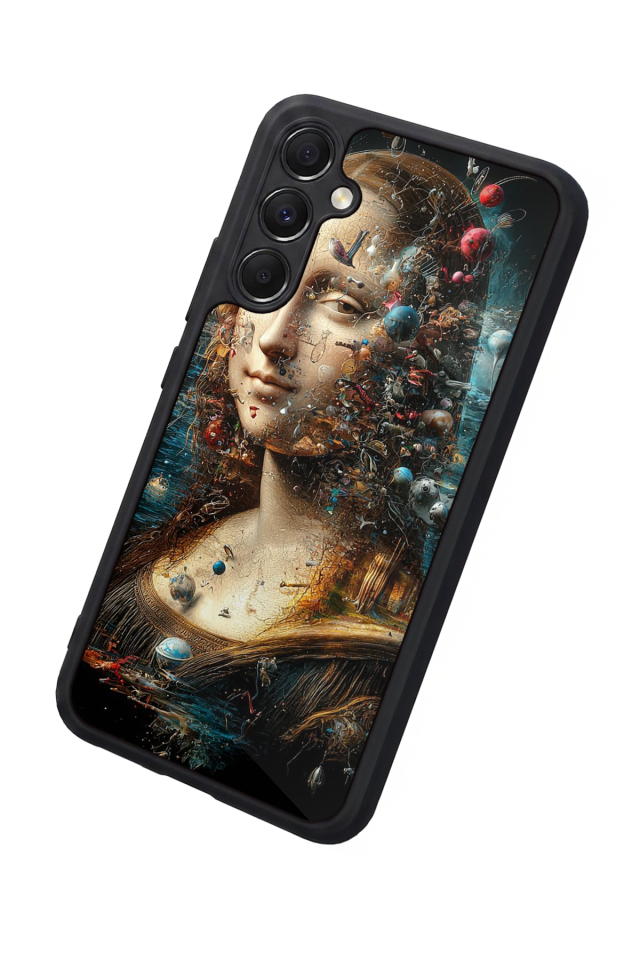 Samsung Galaxy A34 Uyumlu Monalisa Tasarımlı Glossy Premium Kılıf