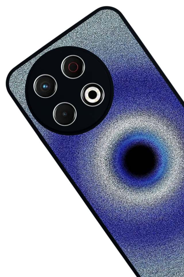 Tecno Spark 30 Pro Uyumlu Nazar Tasarımlı Glossy Premium Kılıf