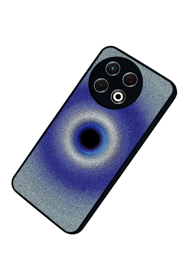 Tecno Spark 30 Pro Uyumlu Nazar Tasarımlı Glossy Premium Kılıf