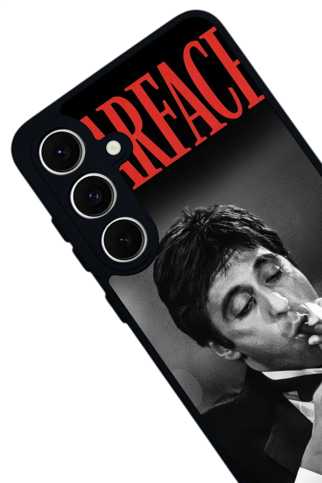Samsung Galaxy S24 FE Uyumlu Scarface Tasarımlı Glossy Premium Kılıf