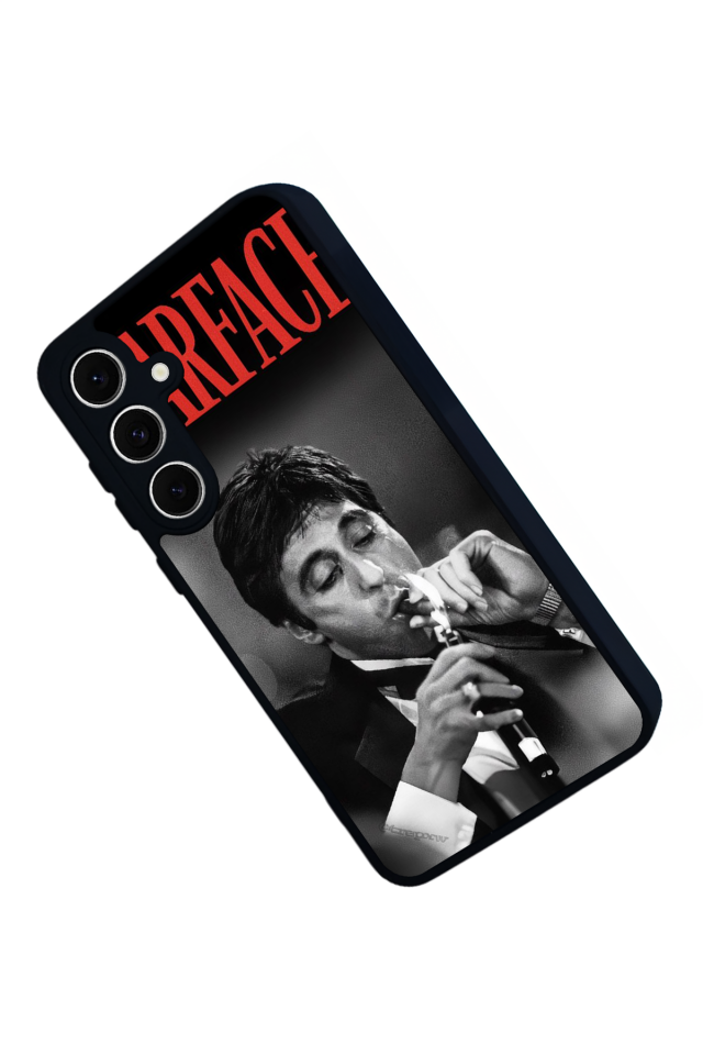 Samsung Galaxy S24 FE Uyumlu Scarface Tasarımlı Glossy Premium Kılıf